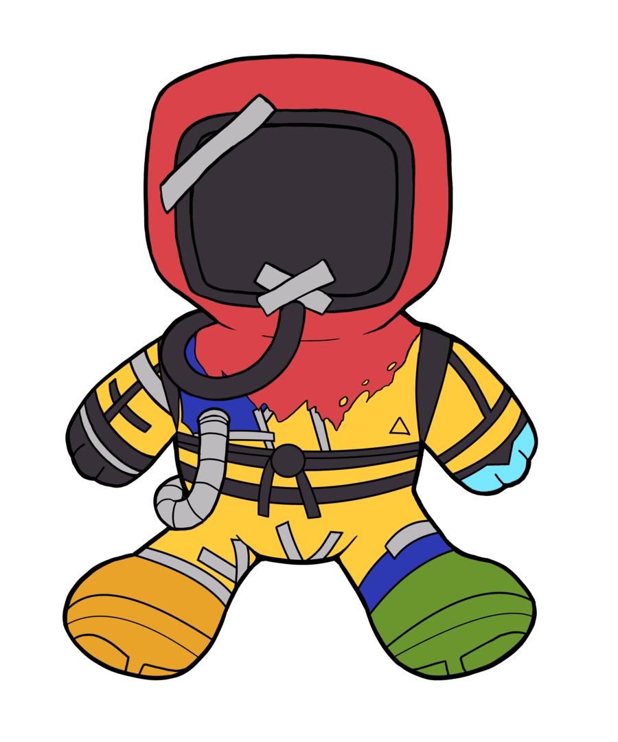 Rust Hazmat Suit Plush