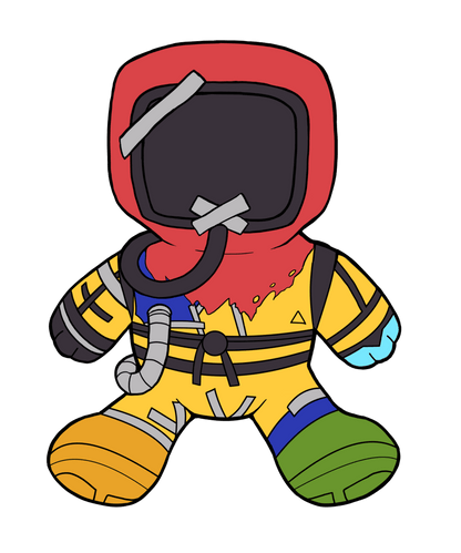 Rust Hazmat Suit Plush